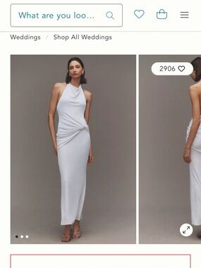 Katie may leyla white gown